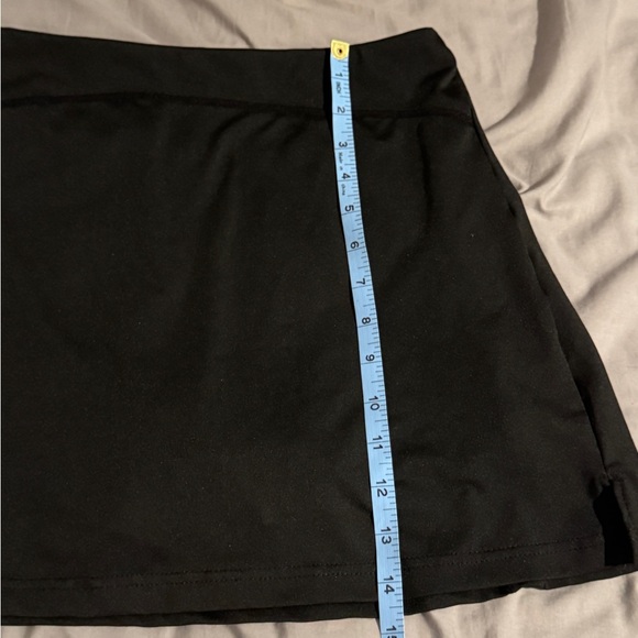 Black Athletic Mini Skort - Picture 5 of 7